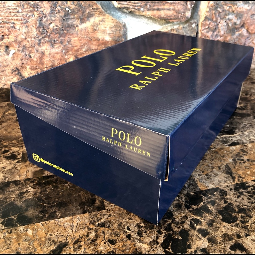 NEW  Polo Ralph Lauren  Thorton Herringbone shoes - Picture 4 of 13